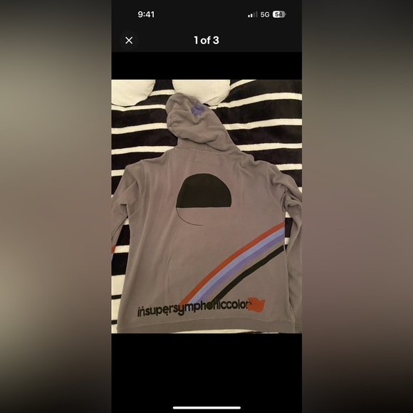 SOLD Free city colours and sounds limited edition hoodie - Picture 6 of 6